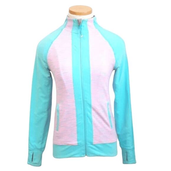 Ivivva by Lululemon Reversible Jacket in Pink/Blue/Gray Size 10 - Picture 4 of 12